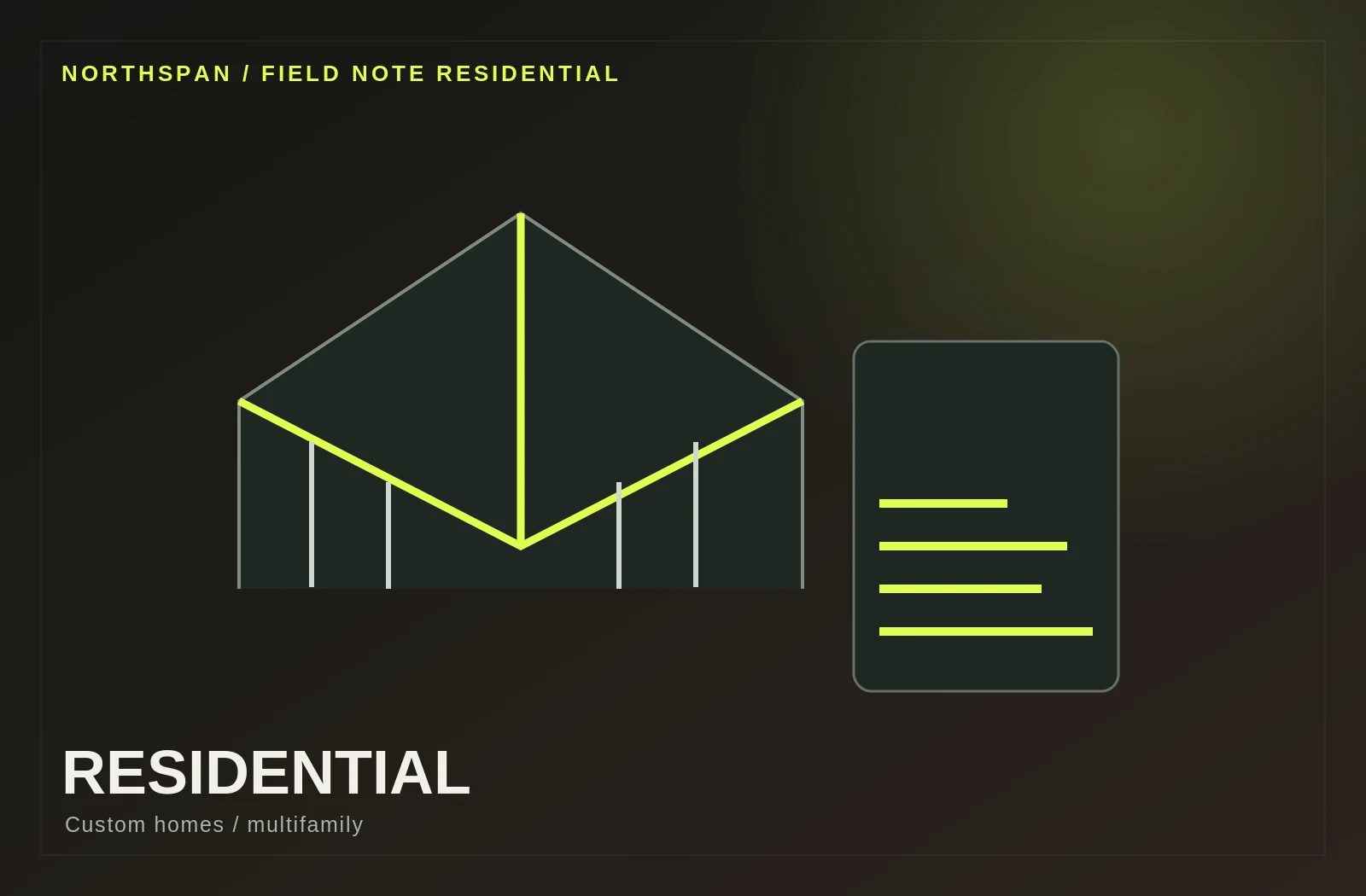 Residential construction